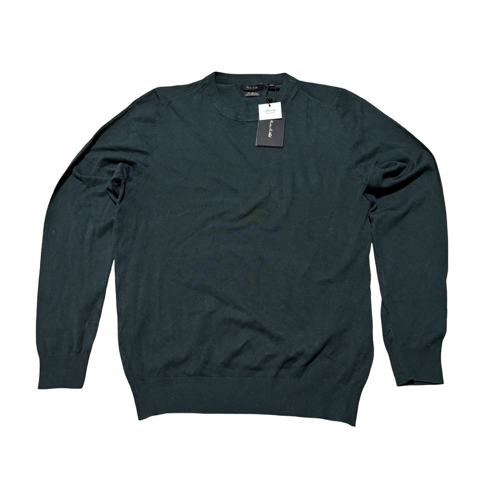 NWT Porter & Ash Men's Long Sleeve Lightweight Sweatshirt Green Size Sm 19 x 25